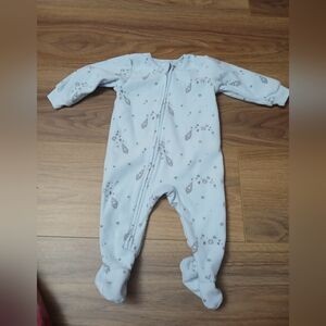Gerber Blue  and Gray Patterned Footie